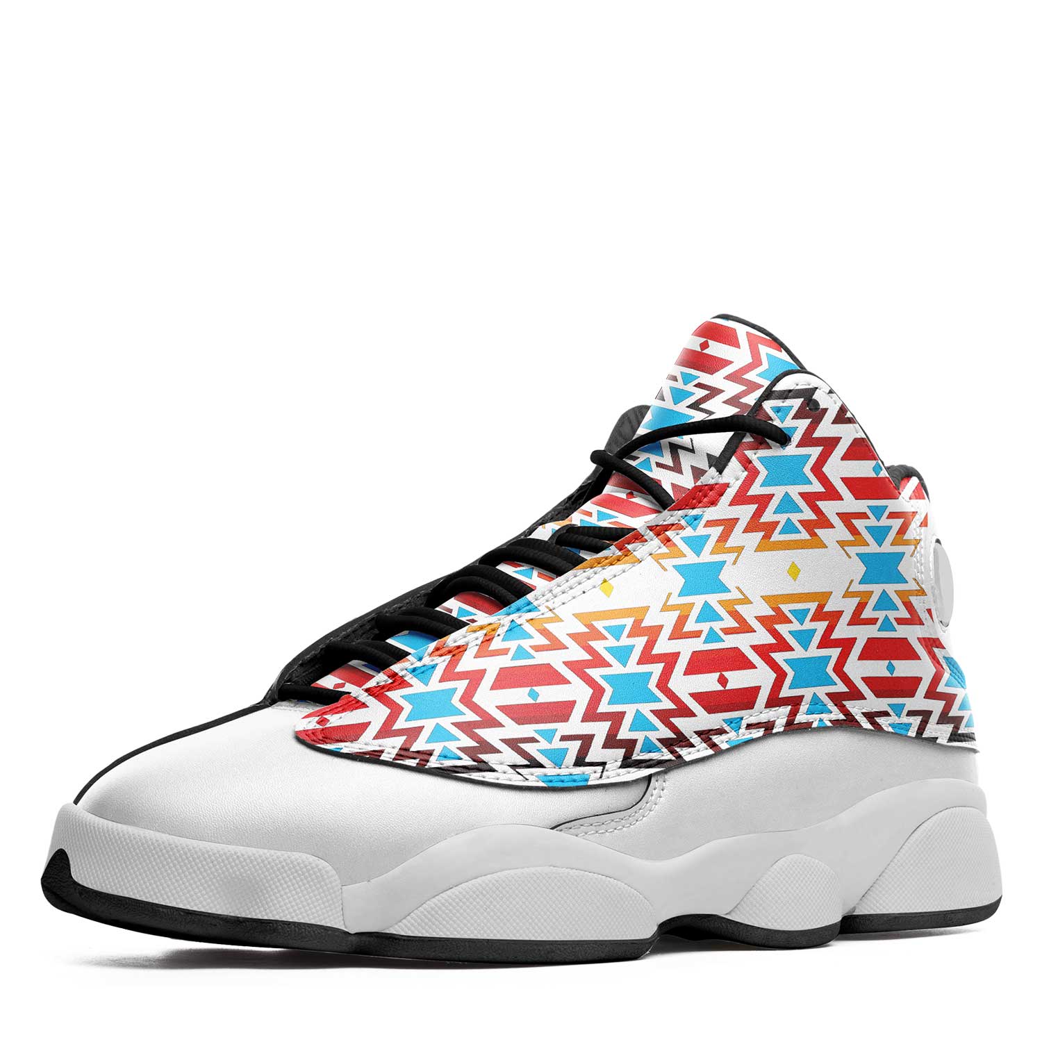 Fire Colors and Sky Athletic Shoes Herman