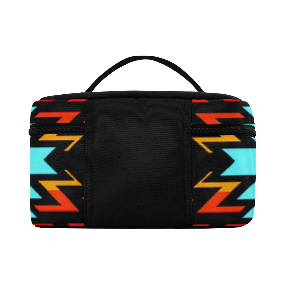 Fire Colors and Sky Cosmetic Bag/Large (Model 1658) Cosmetic Bag e-joyer