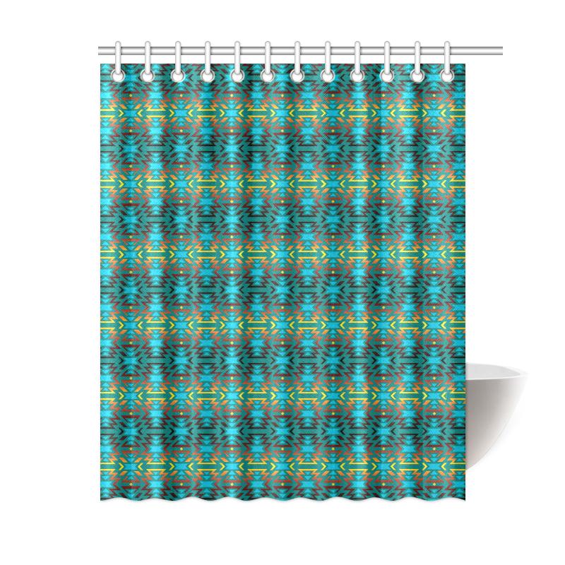 Fire Colors and Sky Deep Lake Shower Curtain 60"x72" Shower Curtain 60"x72" e-joyer