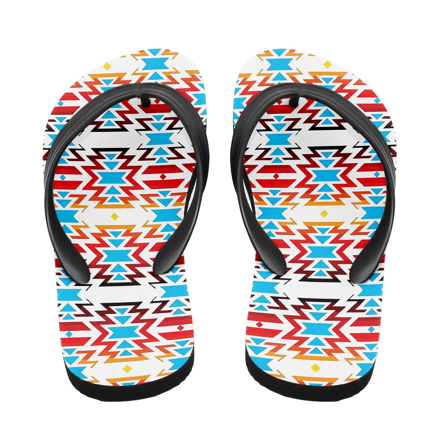 Fire Colors and Sky Flip Flops 49 Dzine