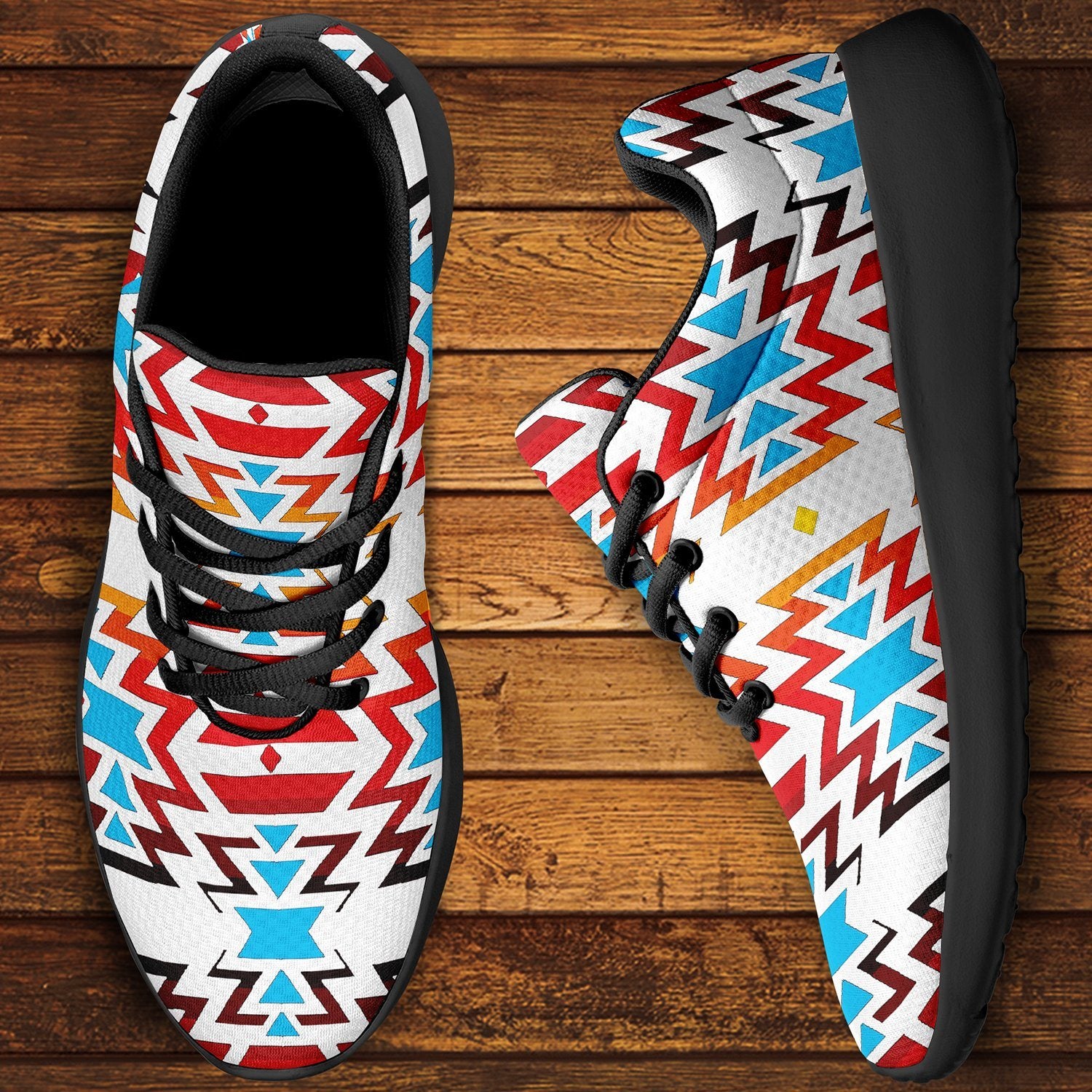 Fire Colors and Sky Ikkaayi Sport Sneakers 49 Dzine