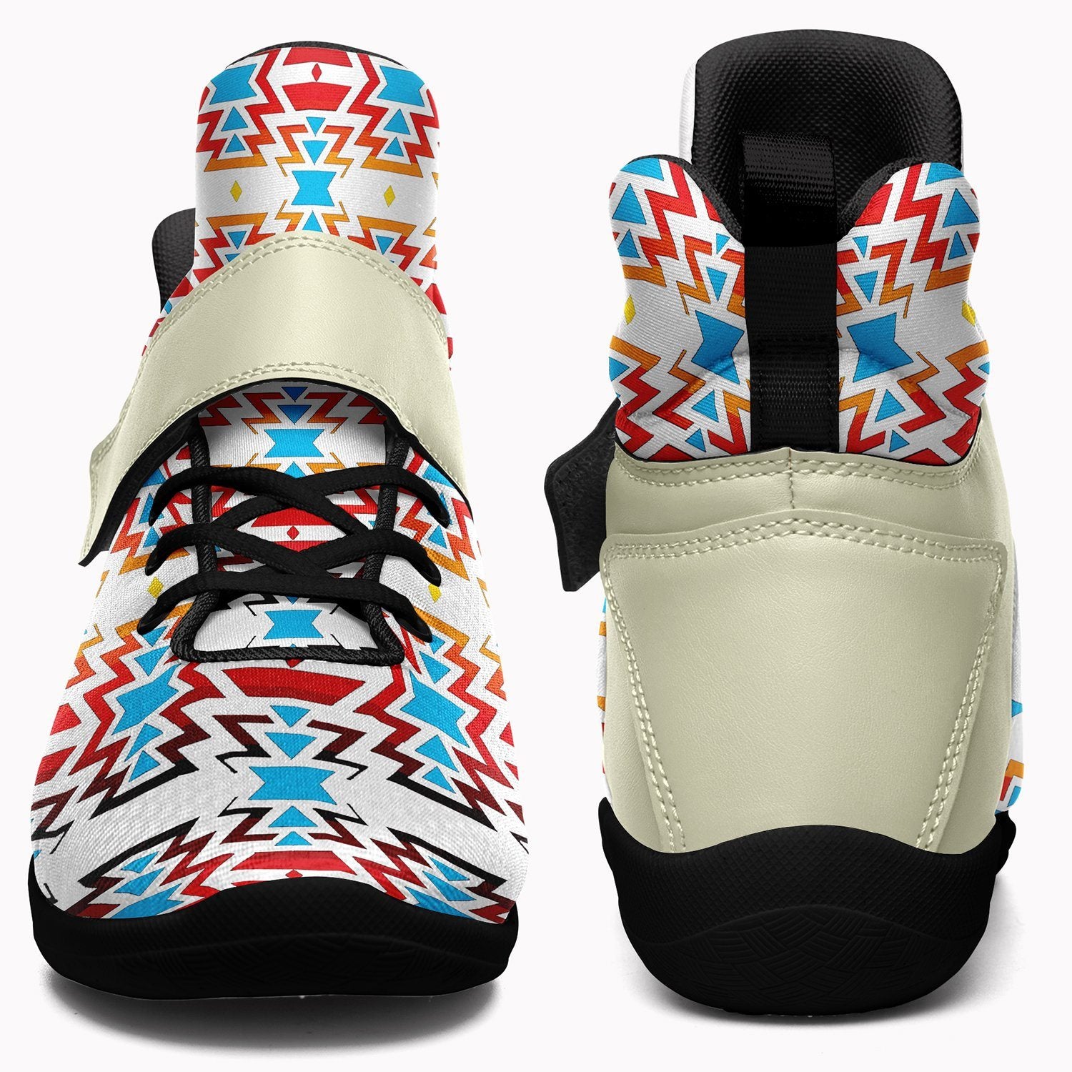 Fire Colors and Sky Ipottaa Basketball / Sport High Top Shoes 49 Dzine