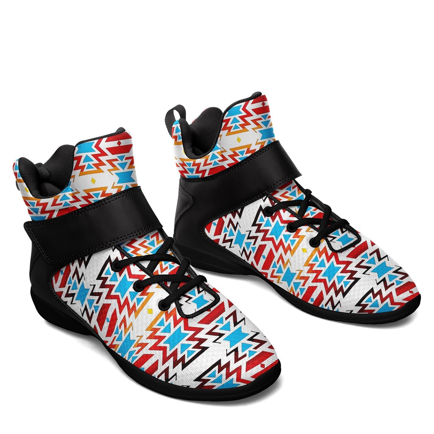 Fire Colors and Sky Ipottaa Basketball / Sport High Top Shoes 49 Dzine