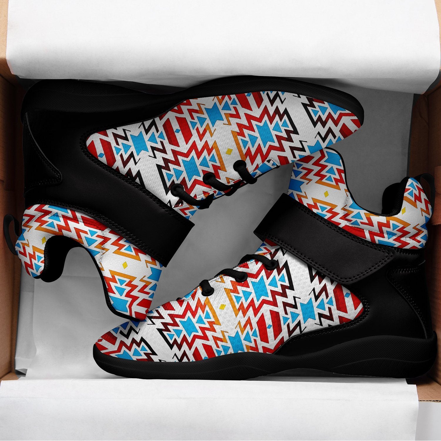 Fire Colors and Sky Ipottaa Basketball / Sport High Top Shoes 49 Dzine