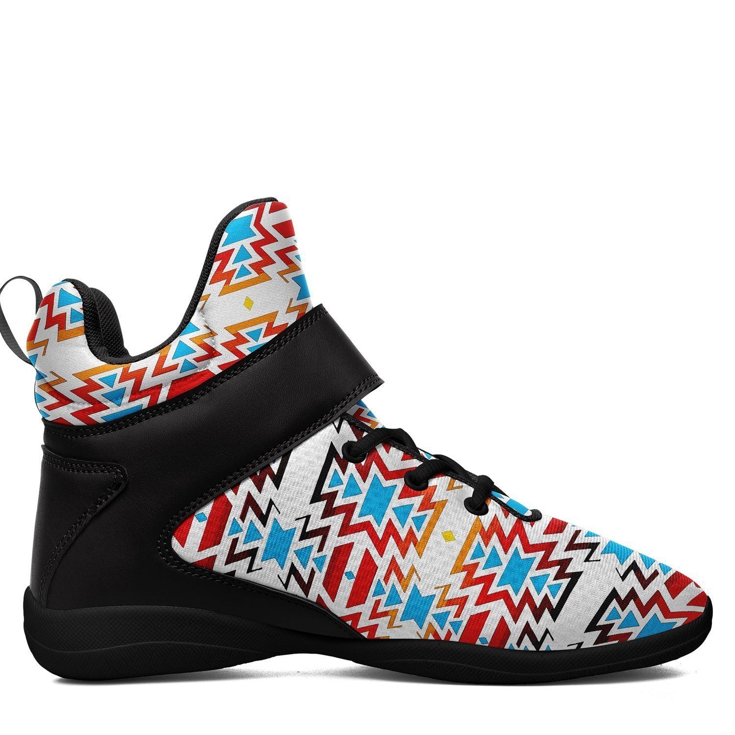 Fire Colors and Sky Kid's Ipottaa Basketball / Sport High Top Shoes 49 Dzine