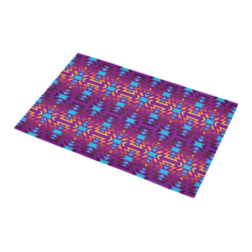Fire Colors and Sky Moon Shadow Bath Rug 16''x 28'' Bath Rug 16''x 28'' e-joyer