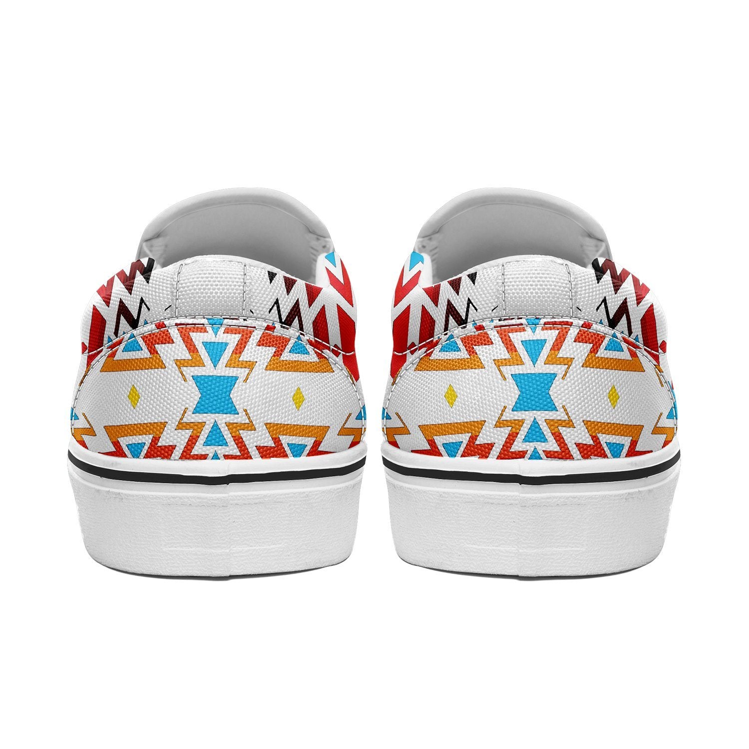 Fire Colors and Sky Otoyimm Canvas Slip On Shoes 49 Dzine
