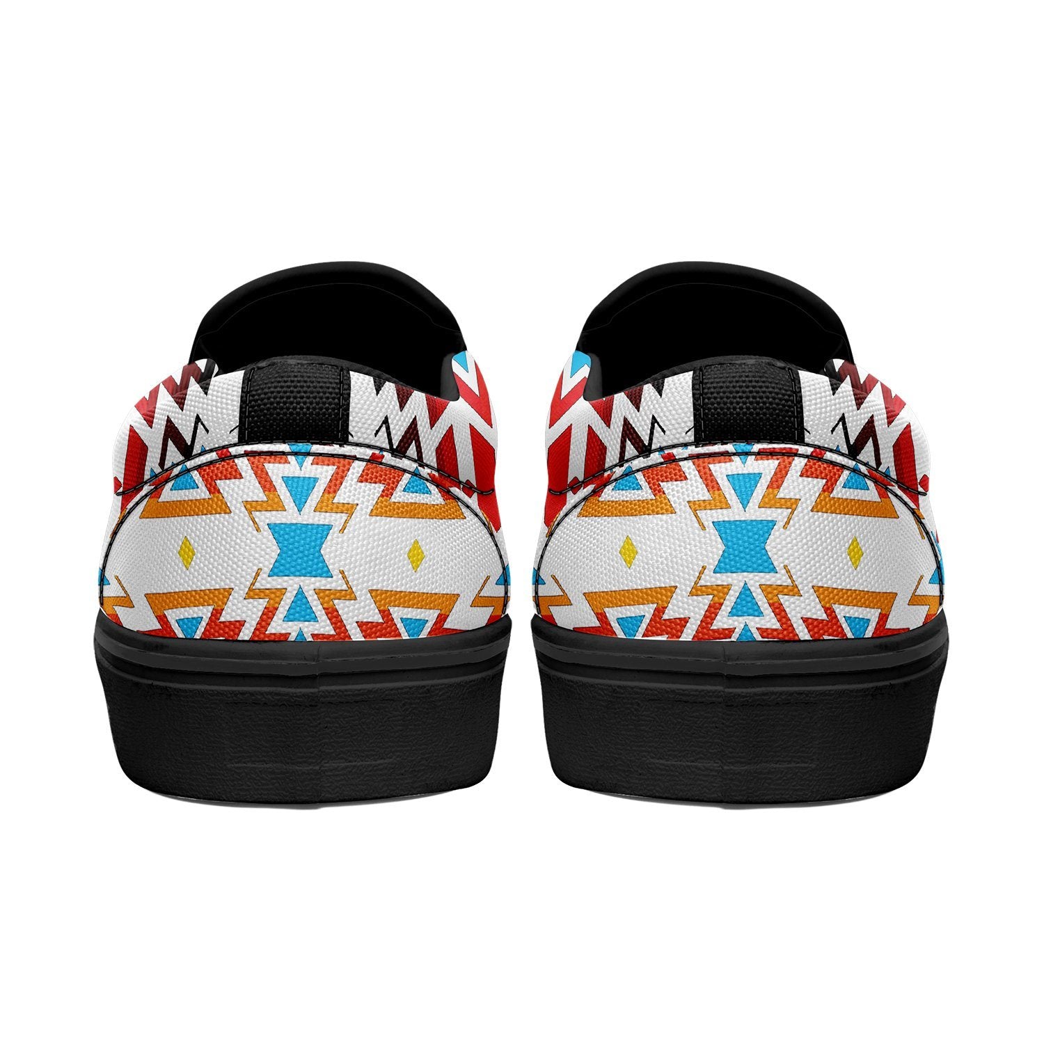 Fire Colors and Sky Otoyimm Canvas Slip On Shoes 49 Dzine