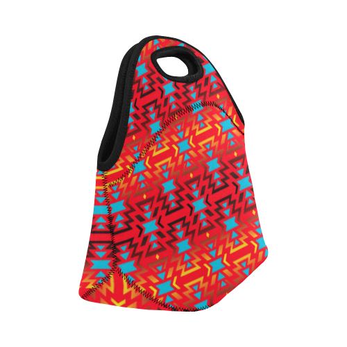 Fire Colors and Sky Sierra Neoprene Lunch Bag/Small (Model 1669) Neoprene Lunch Bag/Small (1669) e-joyer