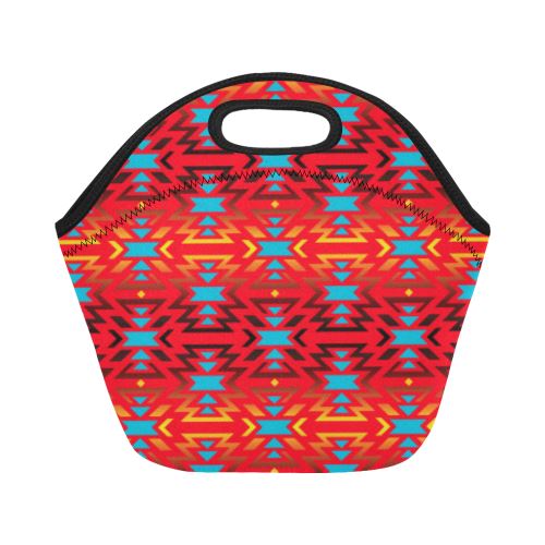 Fire Colors and Sky Sierra Neoprene Lunch Bag/Small (Model 1669) Neoprene Lunch Bag/Small (1669) e-joyer