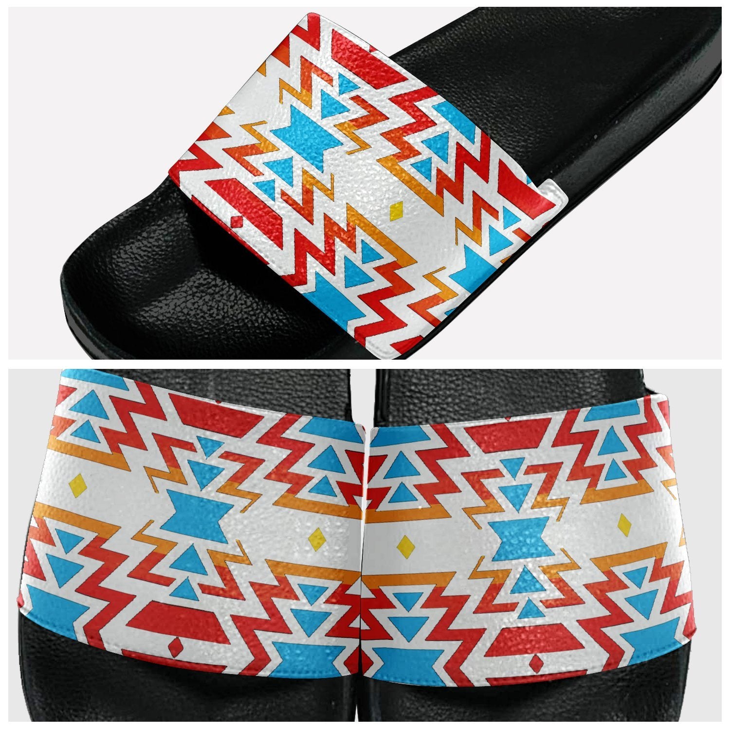 Fire Colors and Sky Slide Sandals 49 Dzine