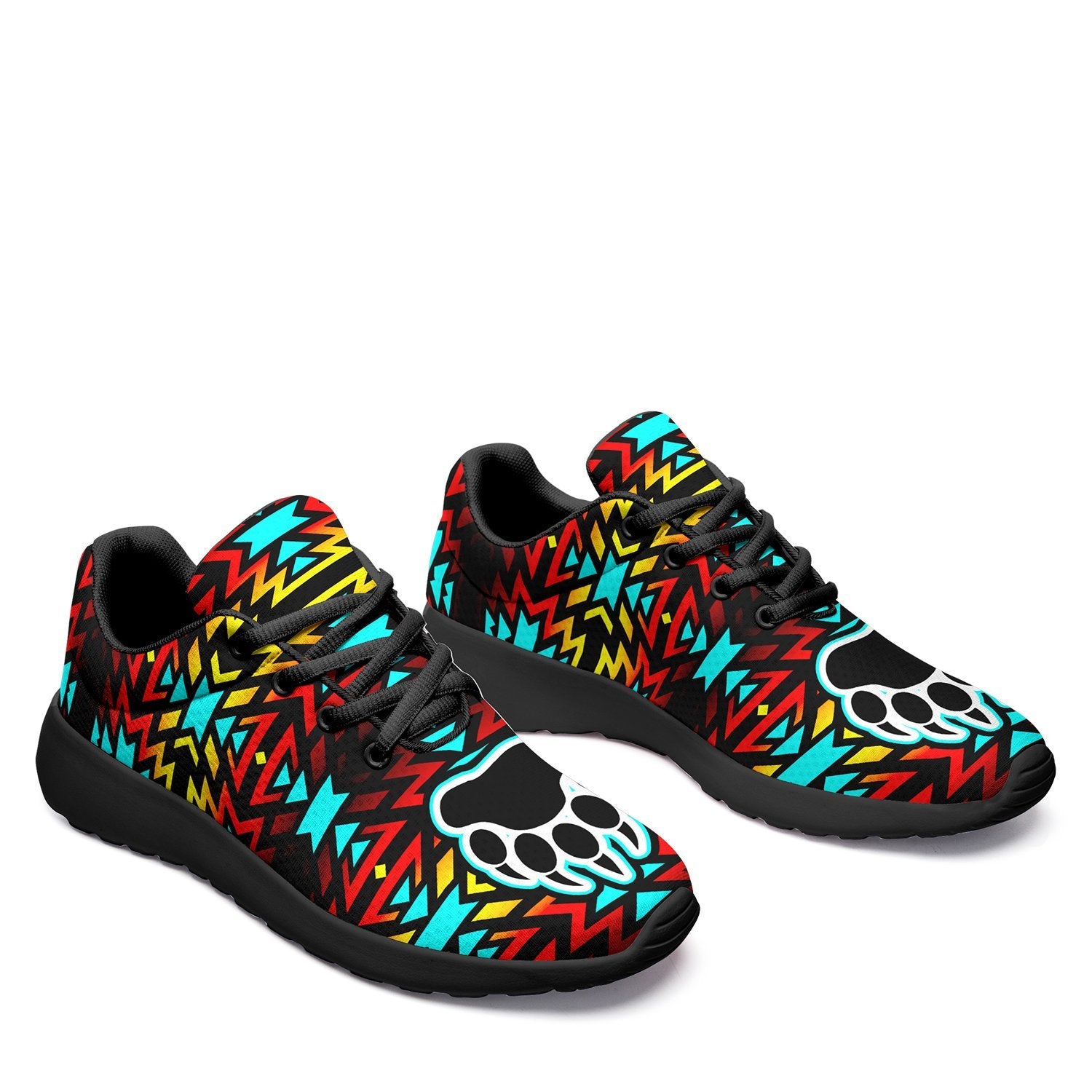 Fire Colors and Turquoise Bearpaw Ikkaayi Sport Sneakers 49 Dzine