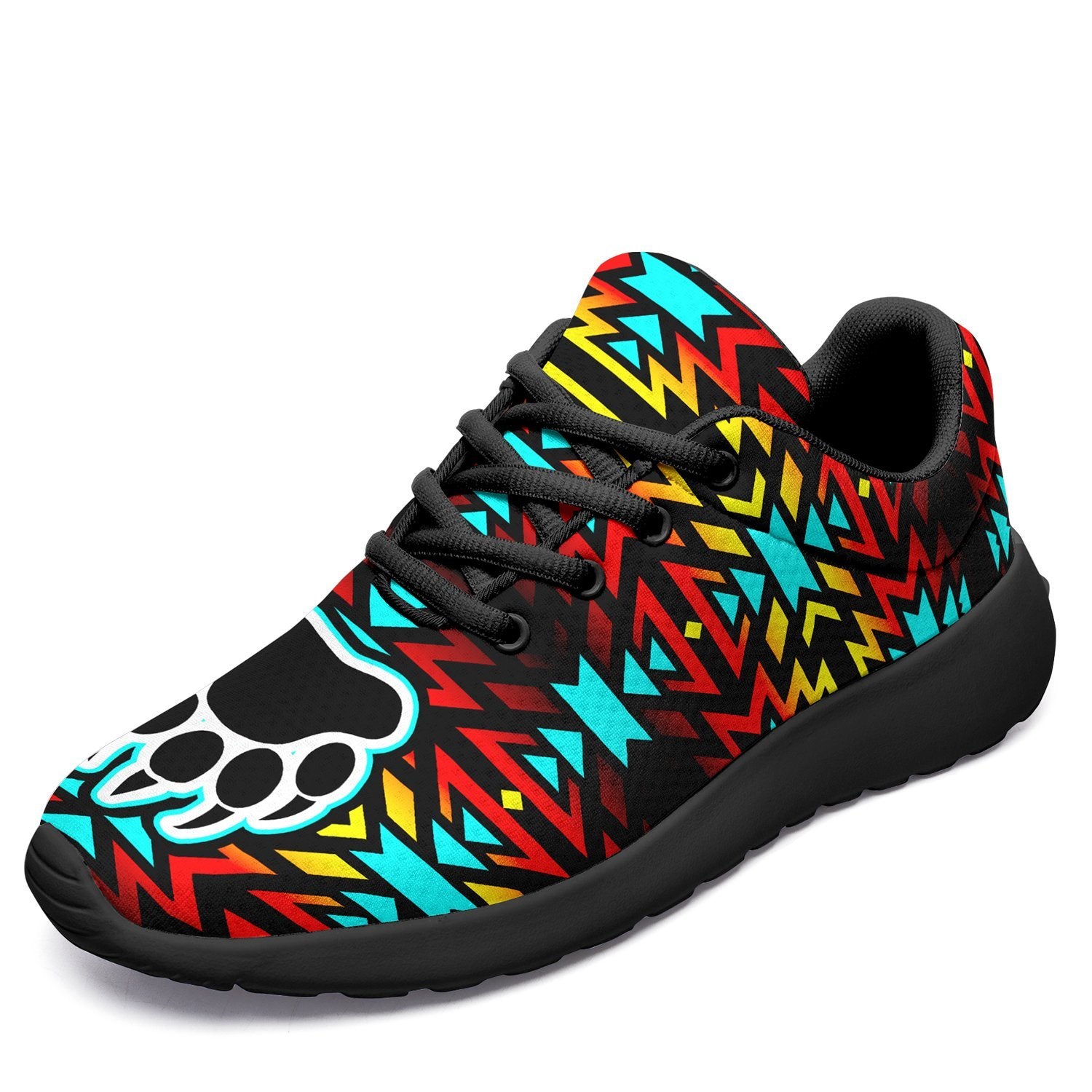 Fire Colors and Turquoise Bearpaw Ikkaayi Sport Sneakers 49 Dzine US Women 4.5 / US Youth 3.5 / EUR 35 Black Sole