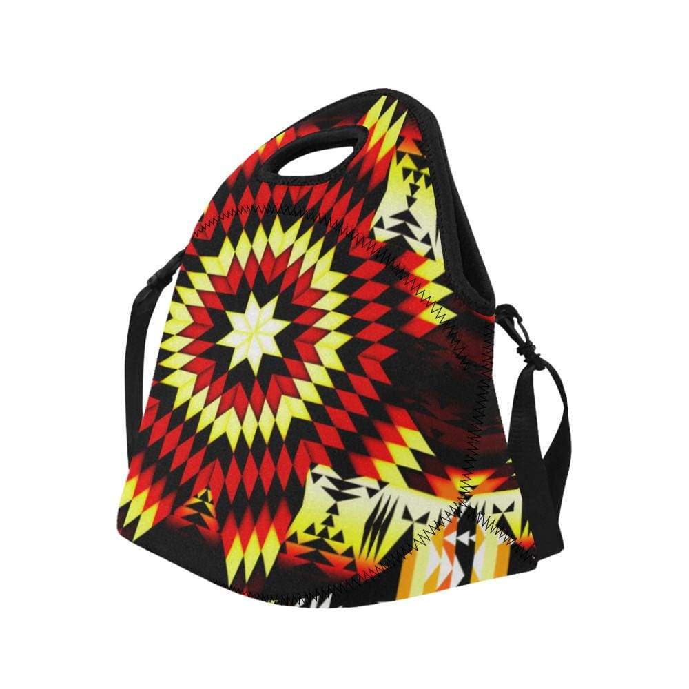 Fire Colors Neoprene Lunch Bag/Large (Model 1669) Neoprene Lunch Bag/Large (1669) e-joyer