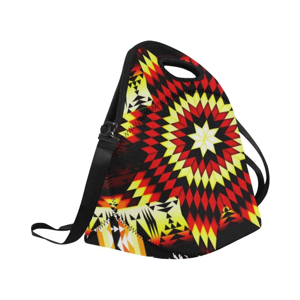 Fire Colors Neoprene Lunch Bag/Large (Model 1669) Neoprene Lunch Bag/Large (1669) e-joyer