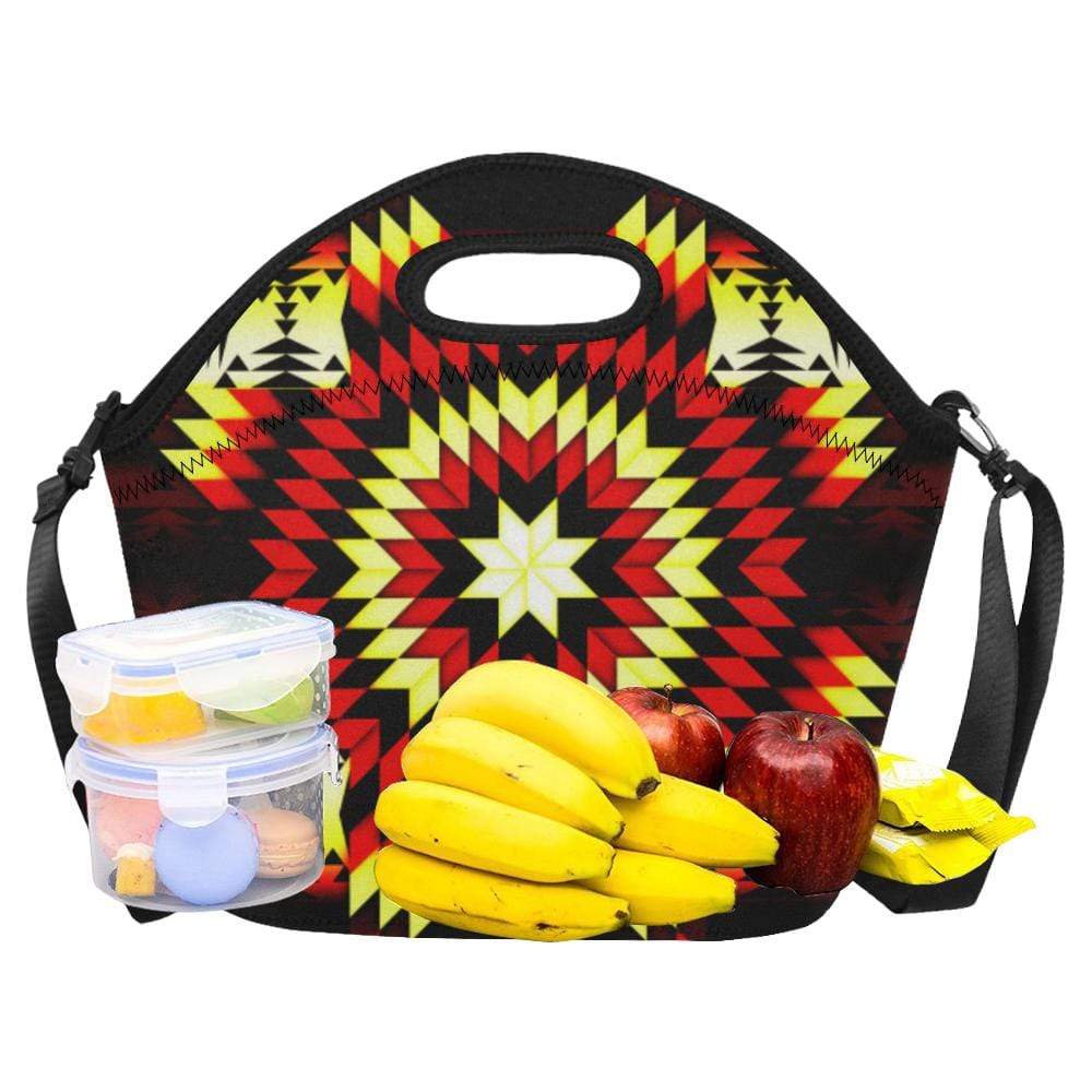 Fire Colors Neoprene Lunch Bag/Large (Model 1669) Neoprene Lunch Bag/Large (1669) e-joyer