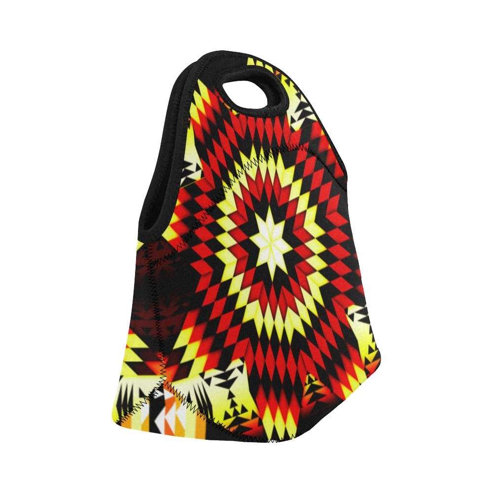 Fire Colors Neoprene Lunch Bag/Small (Model 1669) Neoprene Lunch Bag/Small (1669) e-joyer