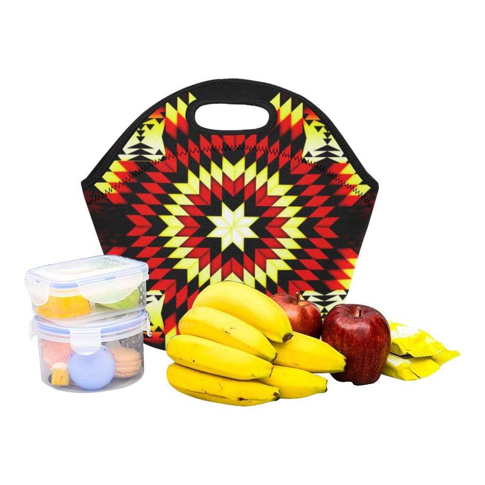 Fire Colors Neoprene Lunch Bag/Small (Model 1669) Neoprene Lunch Bag/Small (1669) e-joyer