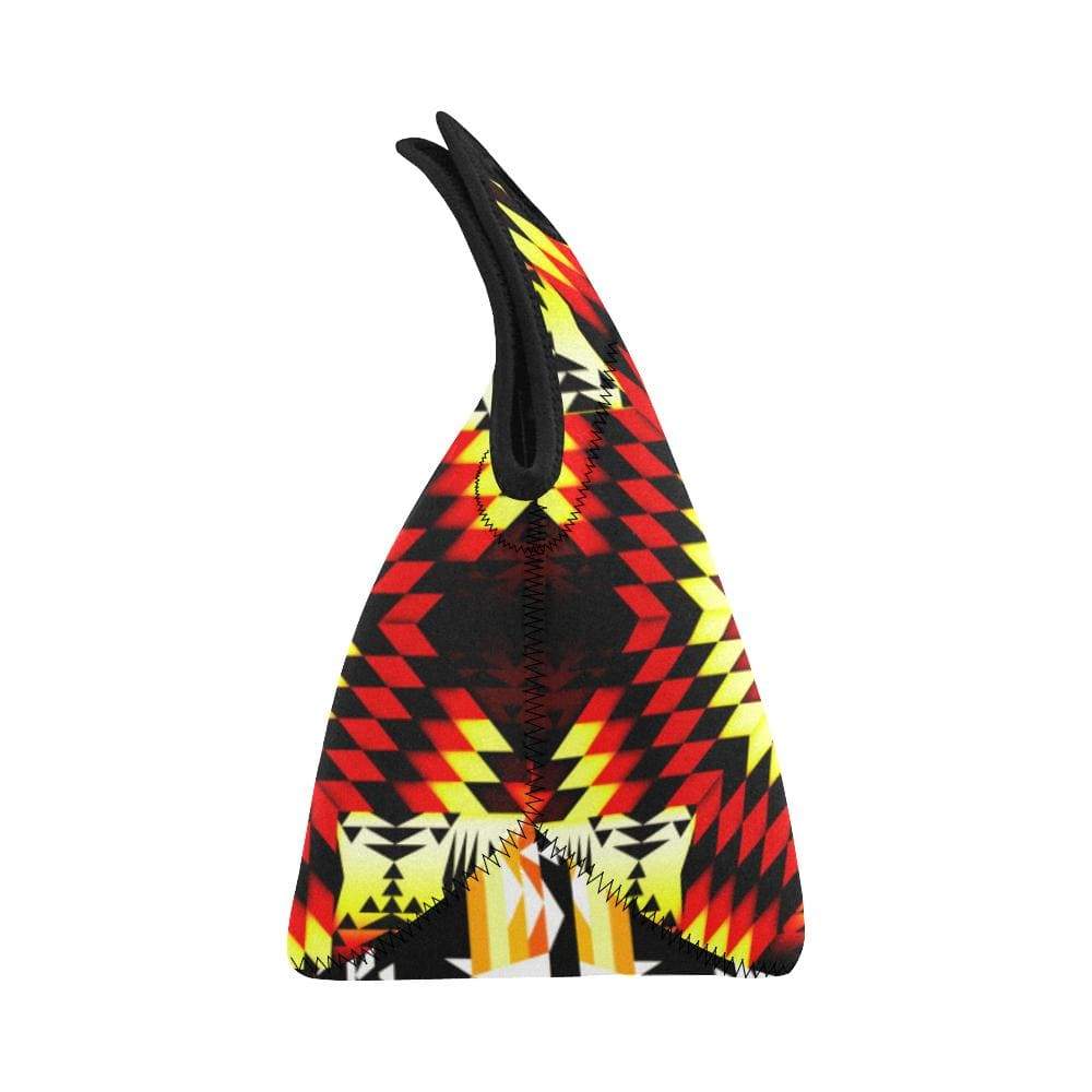 Fire Colors Neoprene Lunch Bag/Small (Model 1669) Neoprene Lunch Bag/Small (1669) e-joyer