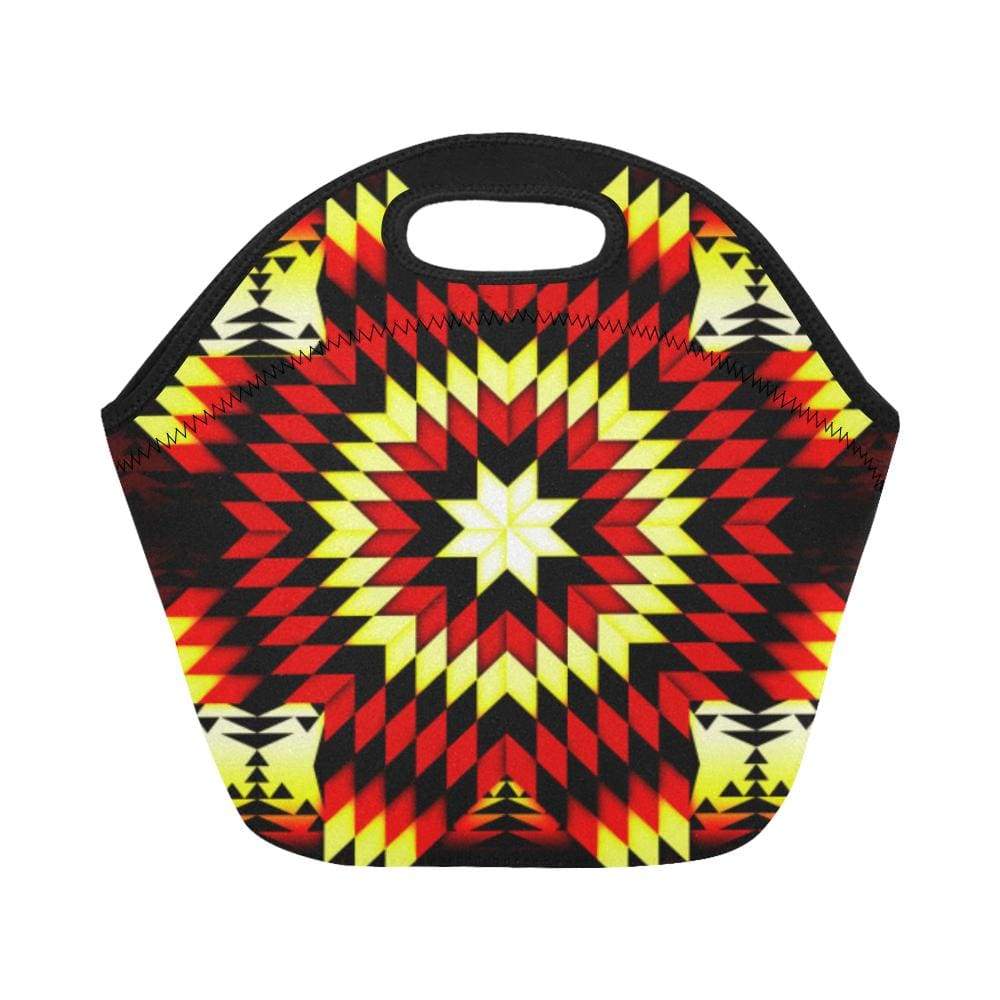 Fire Colors Neoprene Lunch Bag/Small (Model 1669) Neoprene Lunch Bag/Small (1669) e-joyer