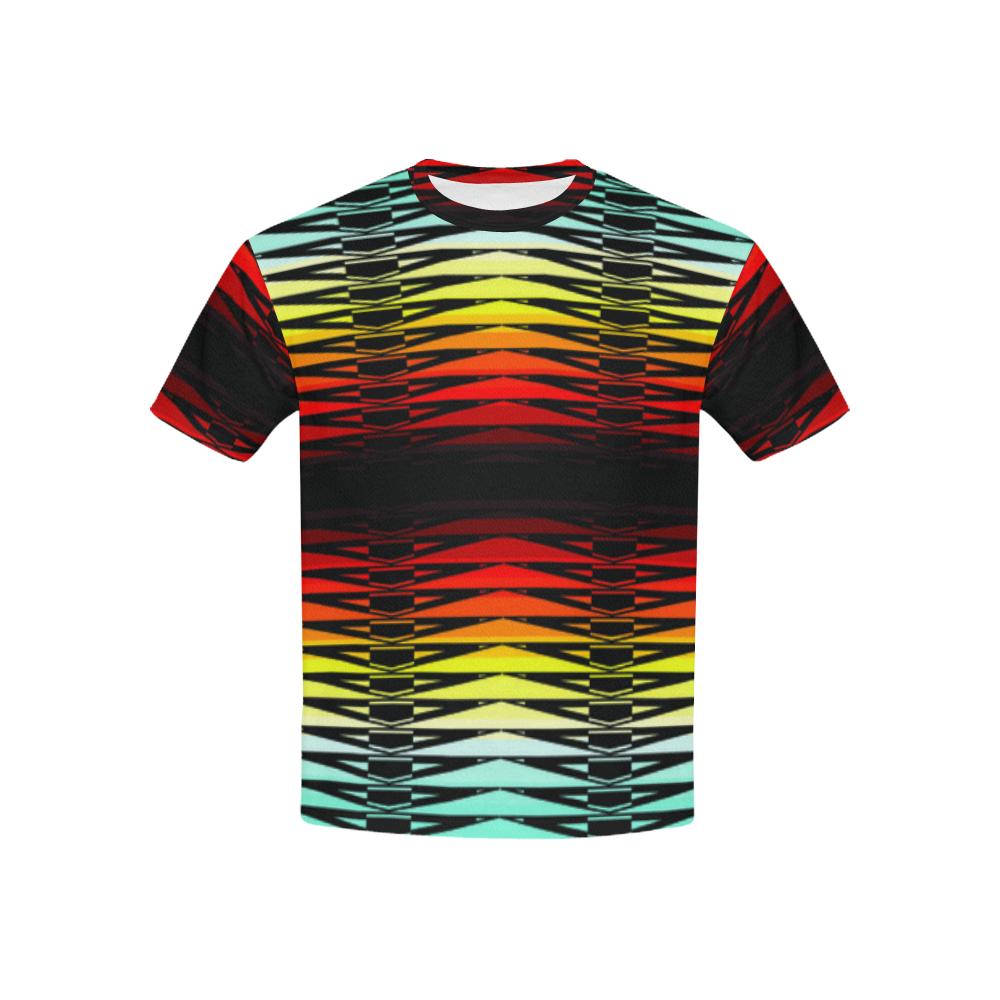 Fire Rattler All Over Print T-shirt for Kid (USA Size) (Model T40) All Over Print T-shirt for Kid e-joyer