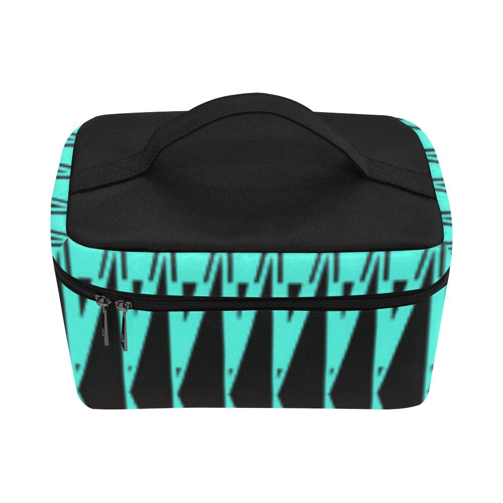 Fire Rattler Sky Cosmetic Bag/Large (Model 1658) Cosmetic Bag e-joyer