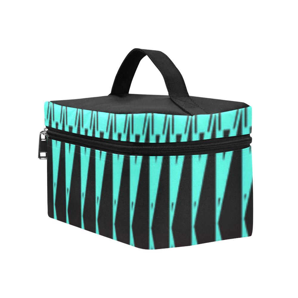 Fire Rattler Sky Cosmetic Bag/Large (Model 1658) Cosmetic Bag e-joyer