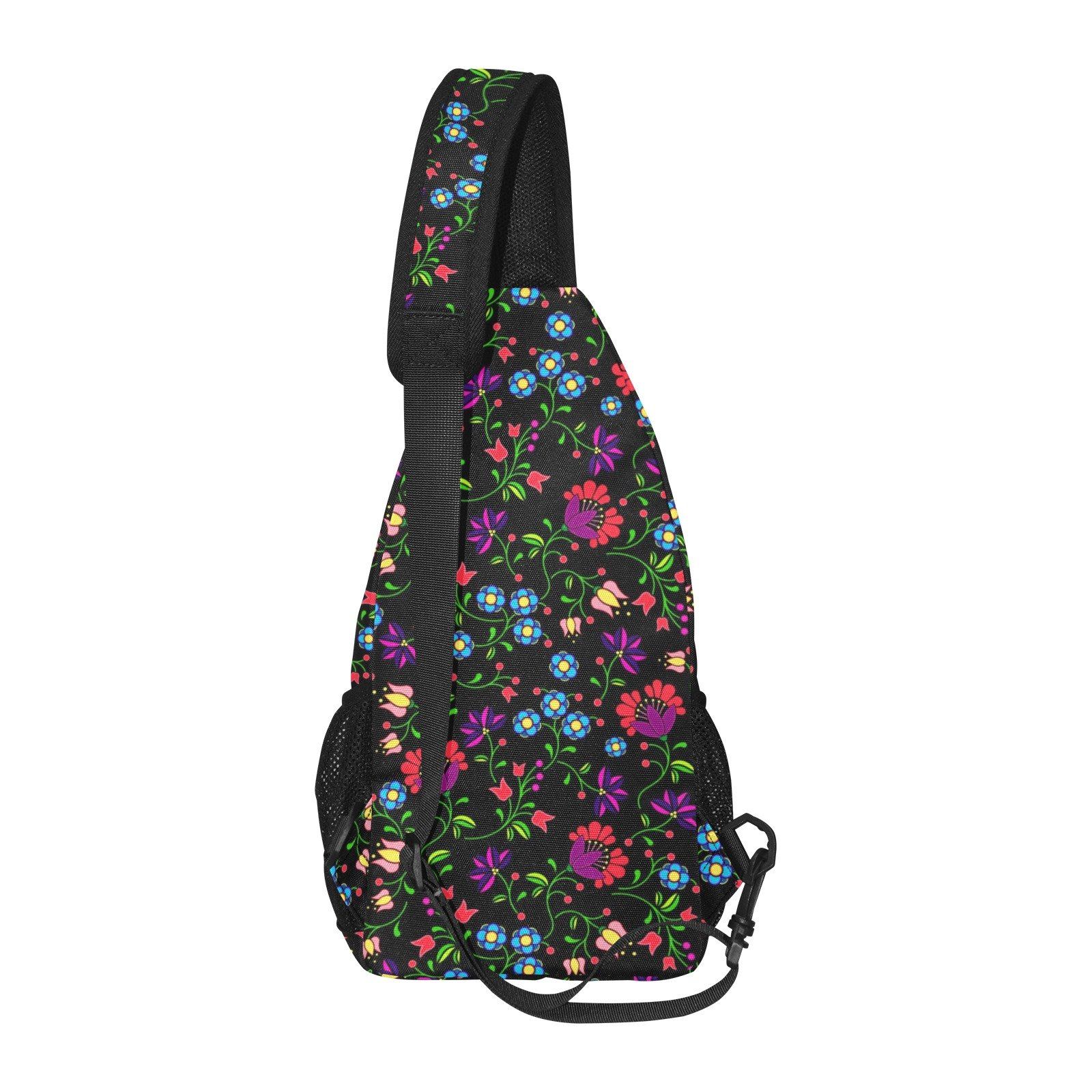 Fleur Indigine All Over Print Chest Bag (Model 1719) All Over Print Chest Bag (1719) e-joyer