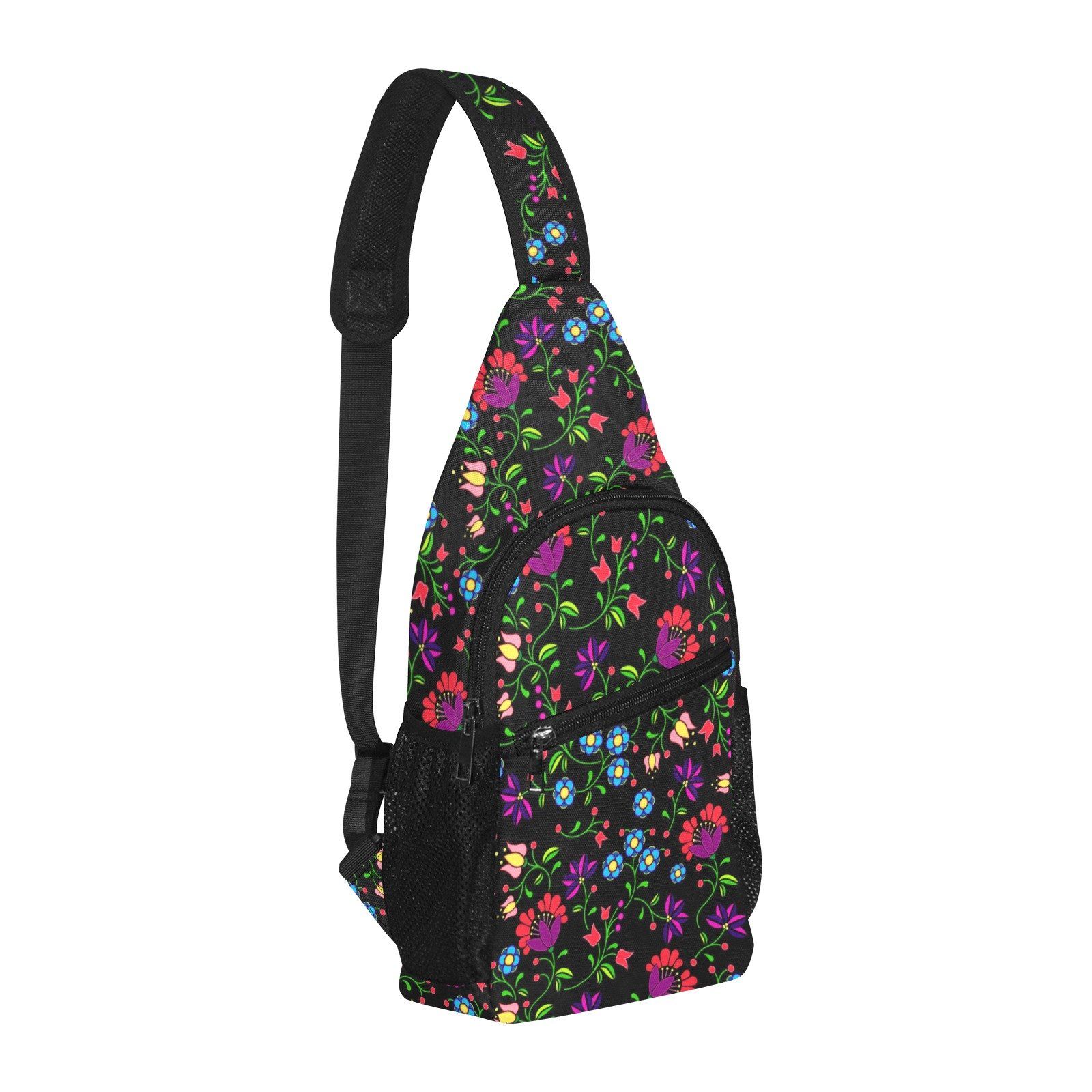Fleur Indigine All Over Print Chest Bag (Model 1719) All Over Print Chest Bag (1719) e-joyer
