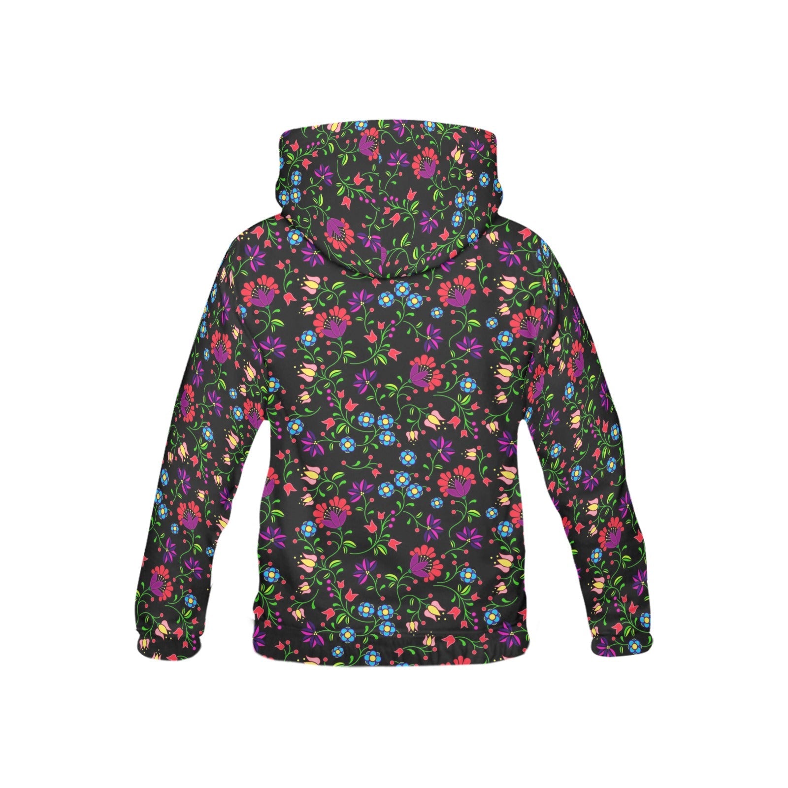 Fleur Indigine All Over Print Hoodie for Kid (USA Size) (Model H13) All Over Print Hoodie for Kid (H13) e-joyer