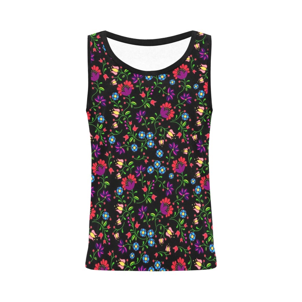 Fleur Indigine All Over Print Tank Top for Women (Model T43) All Over Print Tank Top for Women (T43) e-joyer