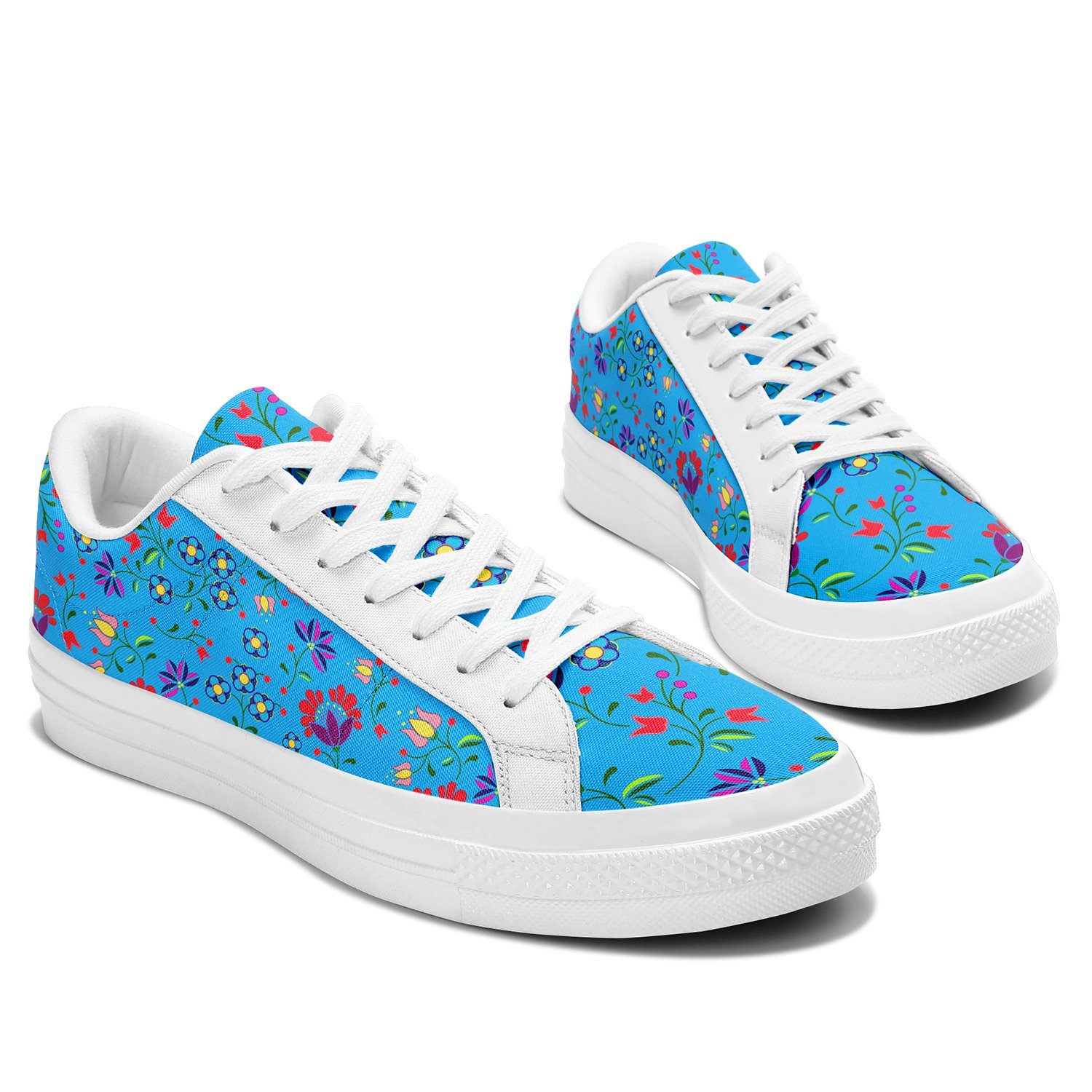 Fleur Indigine Ciel Aapisi Low Top Canvas Shoes White Sole aapisi Herman