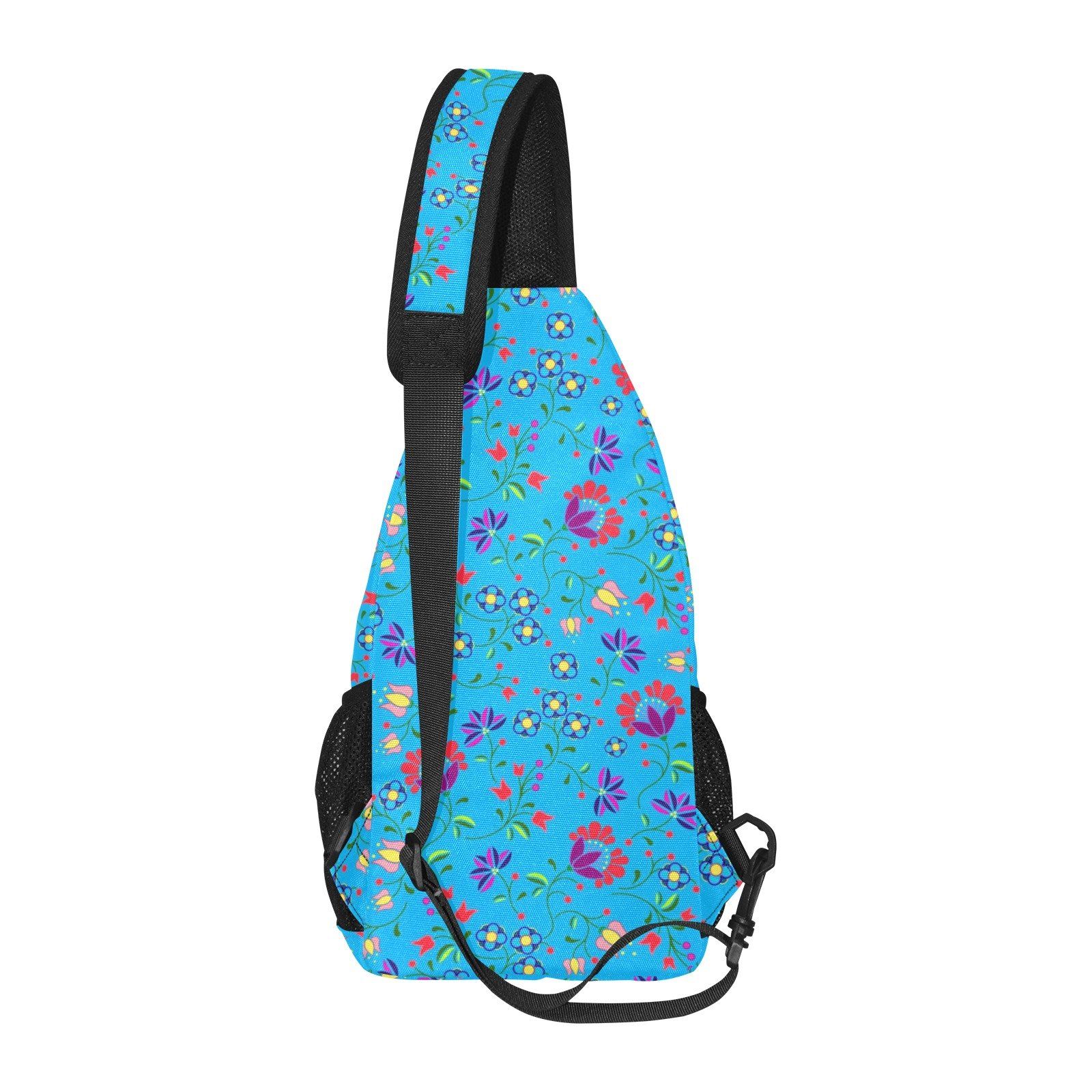 Fleur Indigine Ciel All Over Print Chest Bag (Model 1719) All Over Print Chest Bag (1719) e-joyer