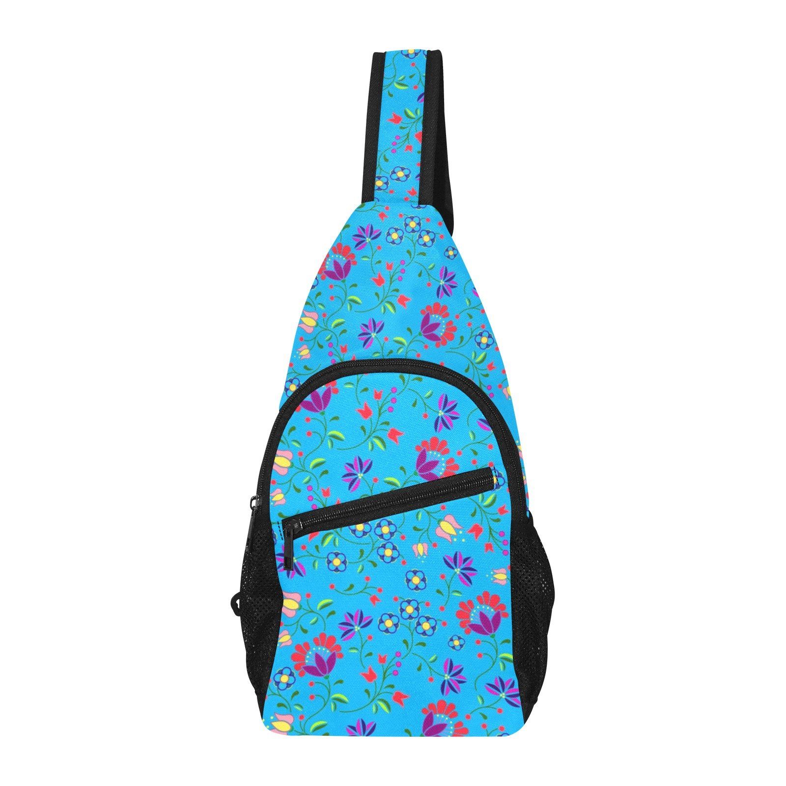 Fleur Indigine Ciel All Over Print Chest Bag (Model 1719) All Over Print Chest Bag (1719) e-joyer