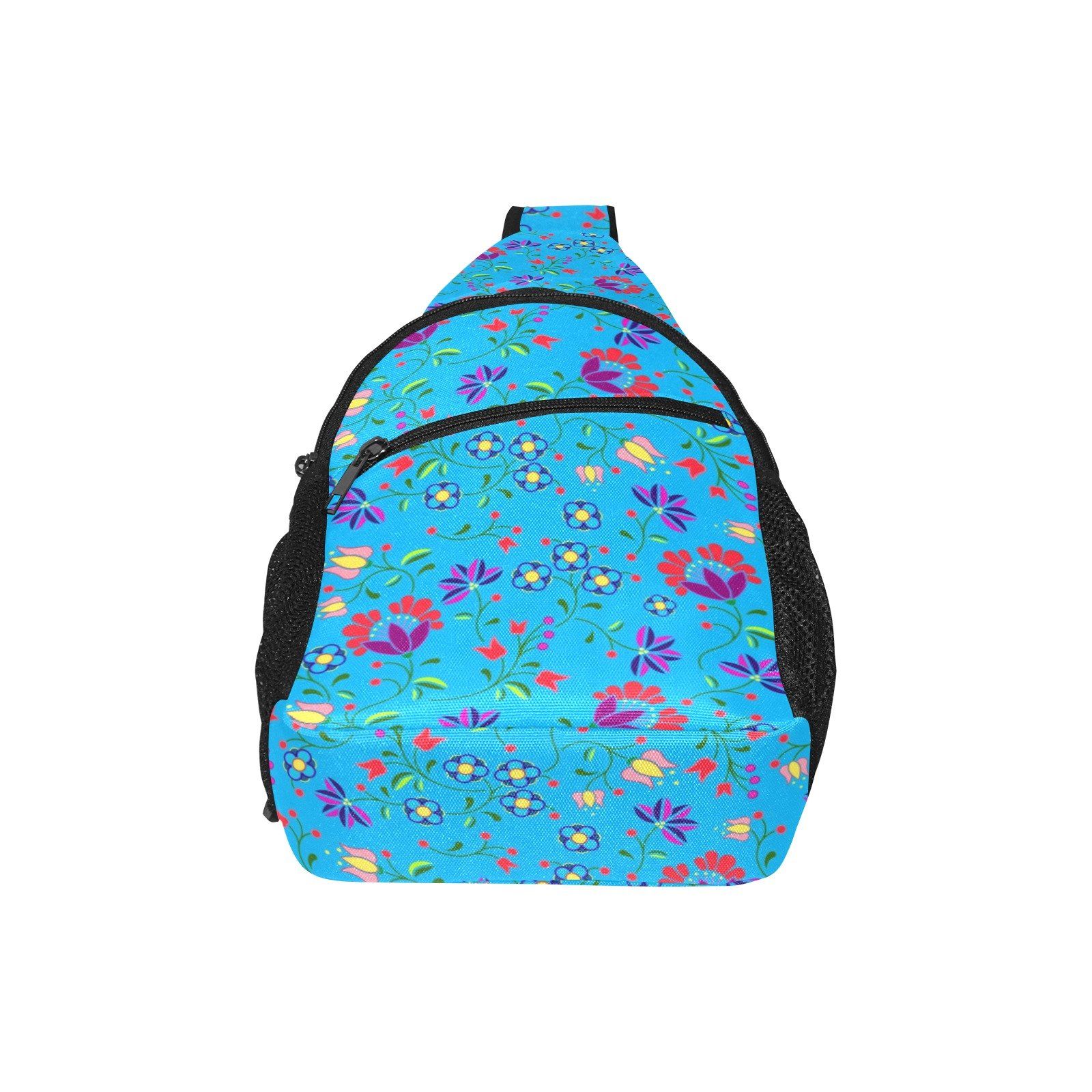 Fleur Indigine Ciel All Over Print Chest Bag (Model 1719) All Over Print Chest Bag (1719) e-joyer
