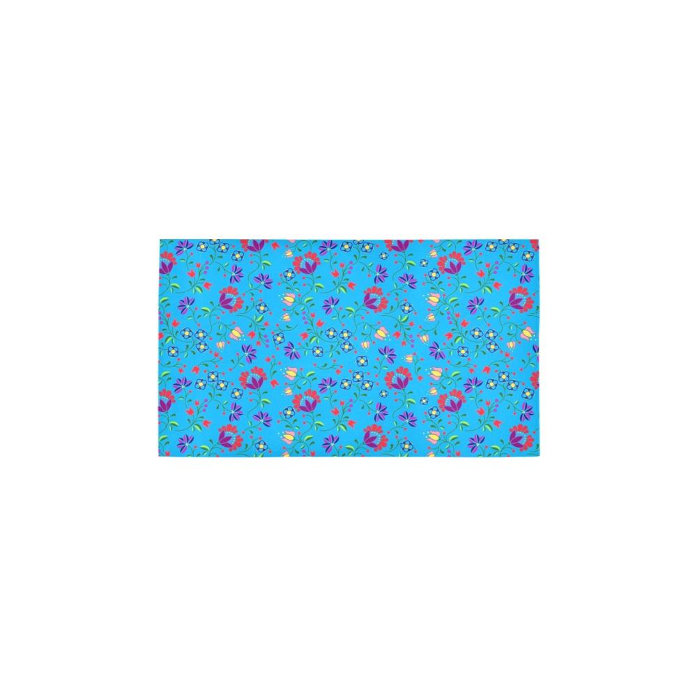 Fleur Indigine Ciel Bath Rug 16''x 28'' Bath Rug 16''x 28'' e-joyer