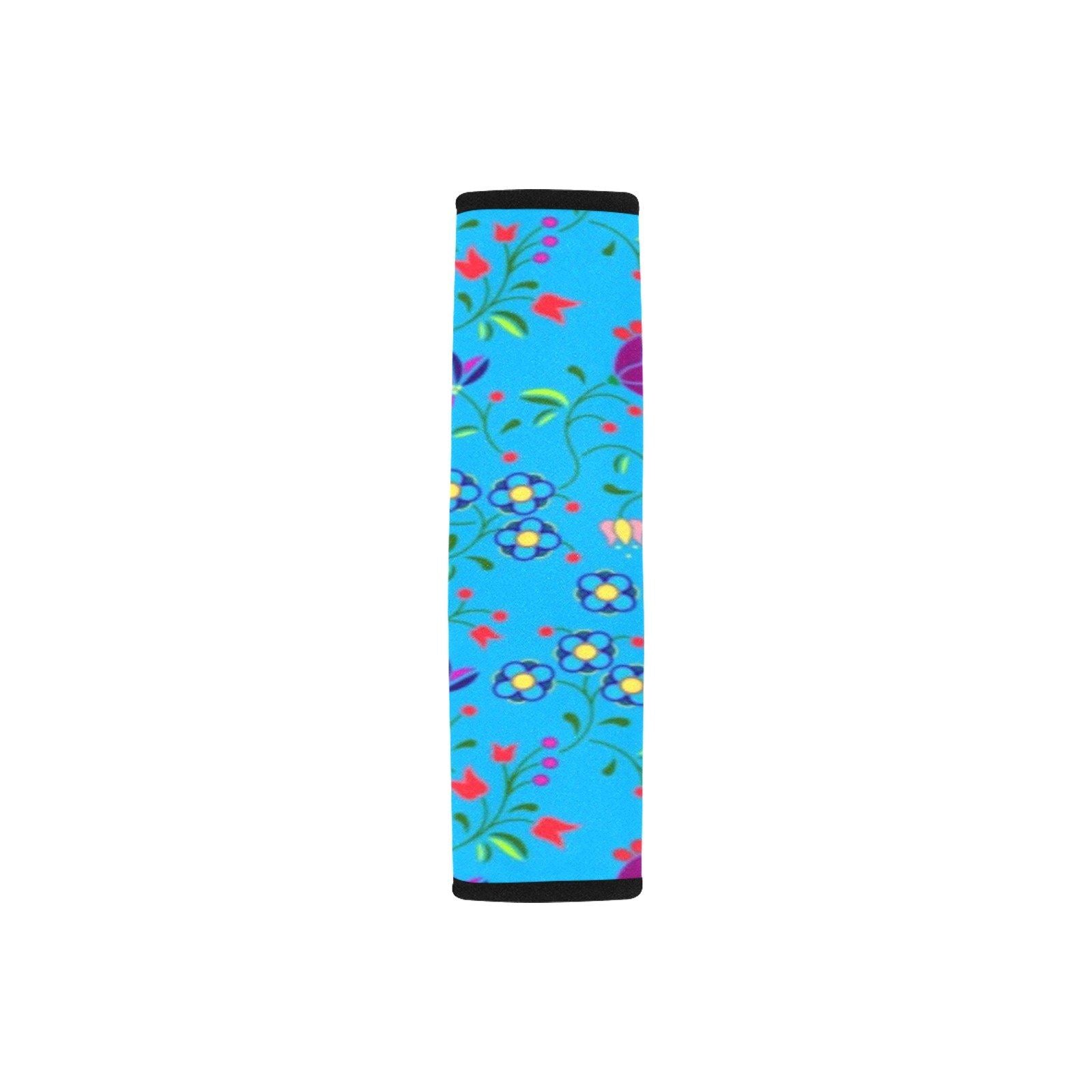 Fleur Indigine Ciel Car Seat Belt Cover 7''x12.6'' (Pack of 2) Car Seat Belt Cover 7x12.6 (Pack of 2) e-joyer