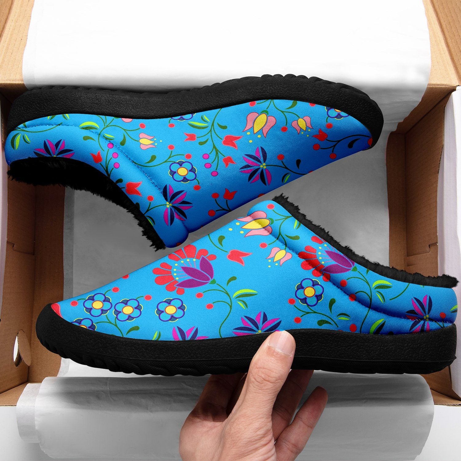 Fleur Indigine Ciel Ikinnii Indoor Slipper 49 Dzine