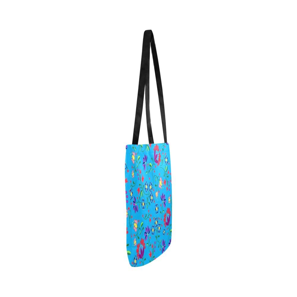 Fleur Indigine Ciel Reusable Shopping Bag Model 1660 (Two sides) Shopping Tote Bag (1660) e-joyer