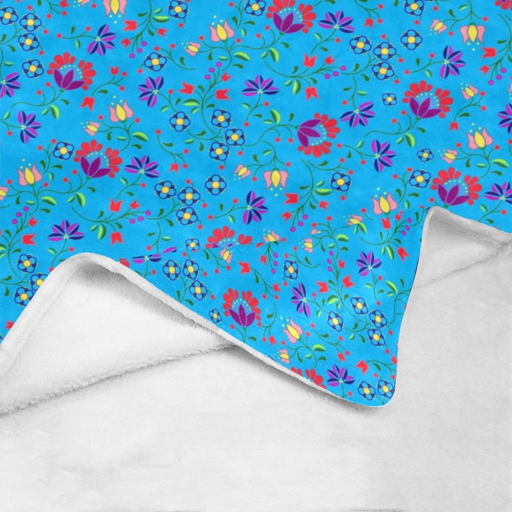 Fleur Indigine Ciel Ultra-Soft Micro Fleece Blanket 50"x60" Ultra-Soft Blanket 50''x60'' e-joyer