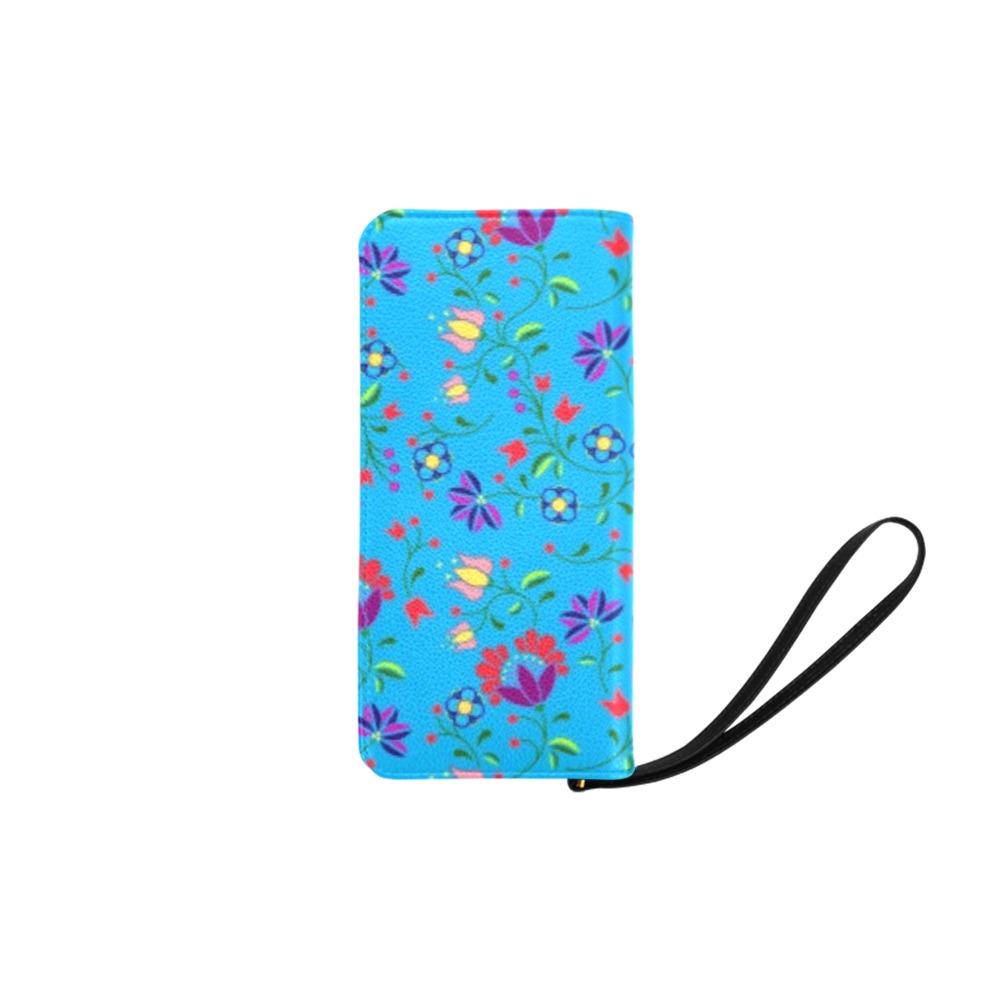 Fleur Indigine Ciel Women's Clutch Purse (Model 1637) Women's Clutch Purse (1637) e-joyer