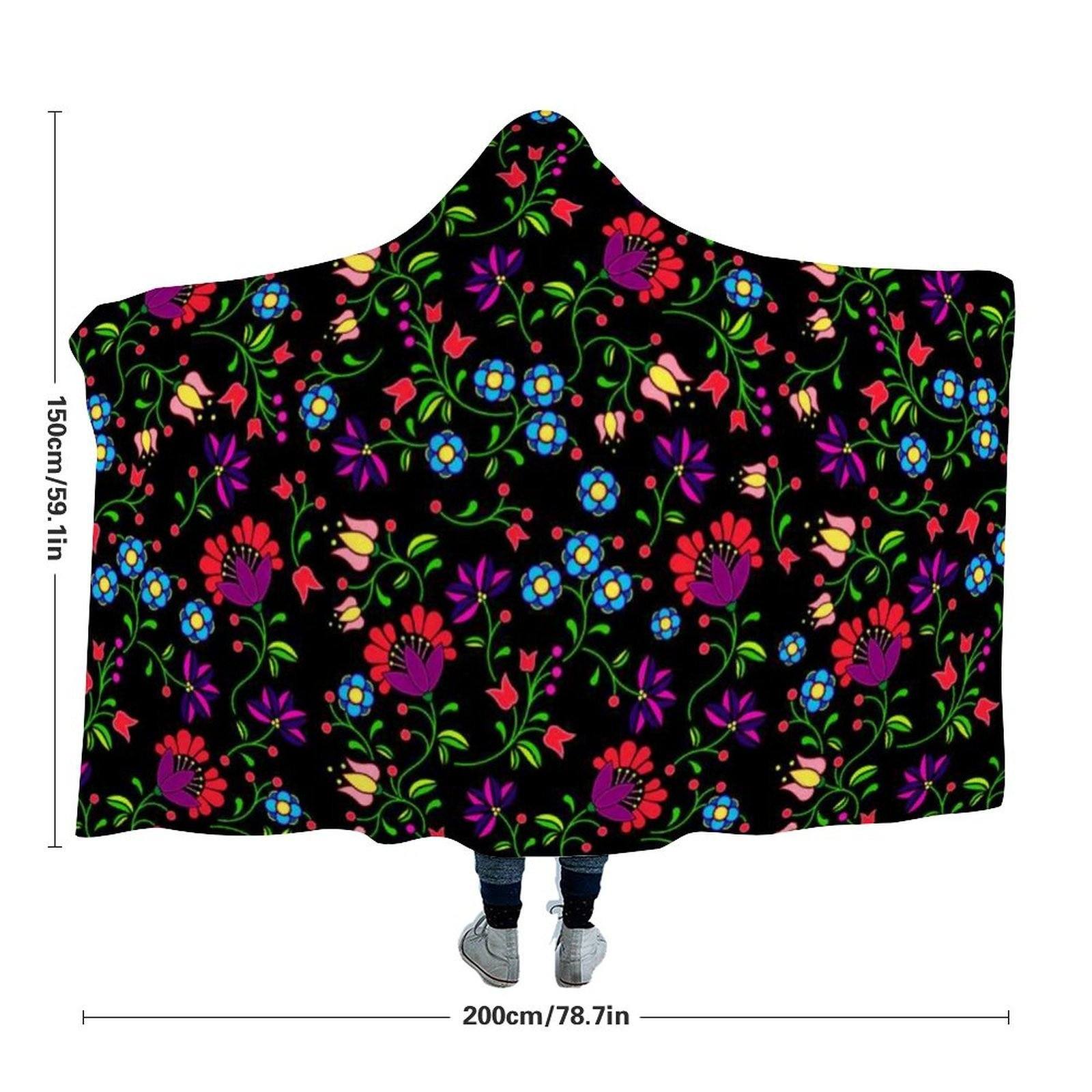 Fleur Indigine Hooded Blanket blanket 49 Dzine
