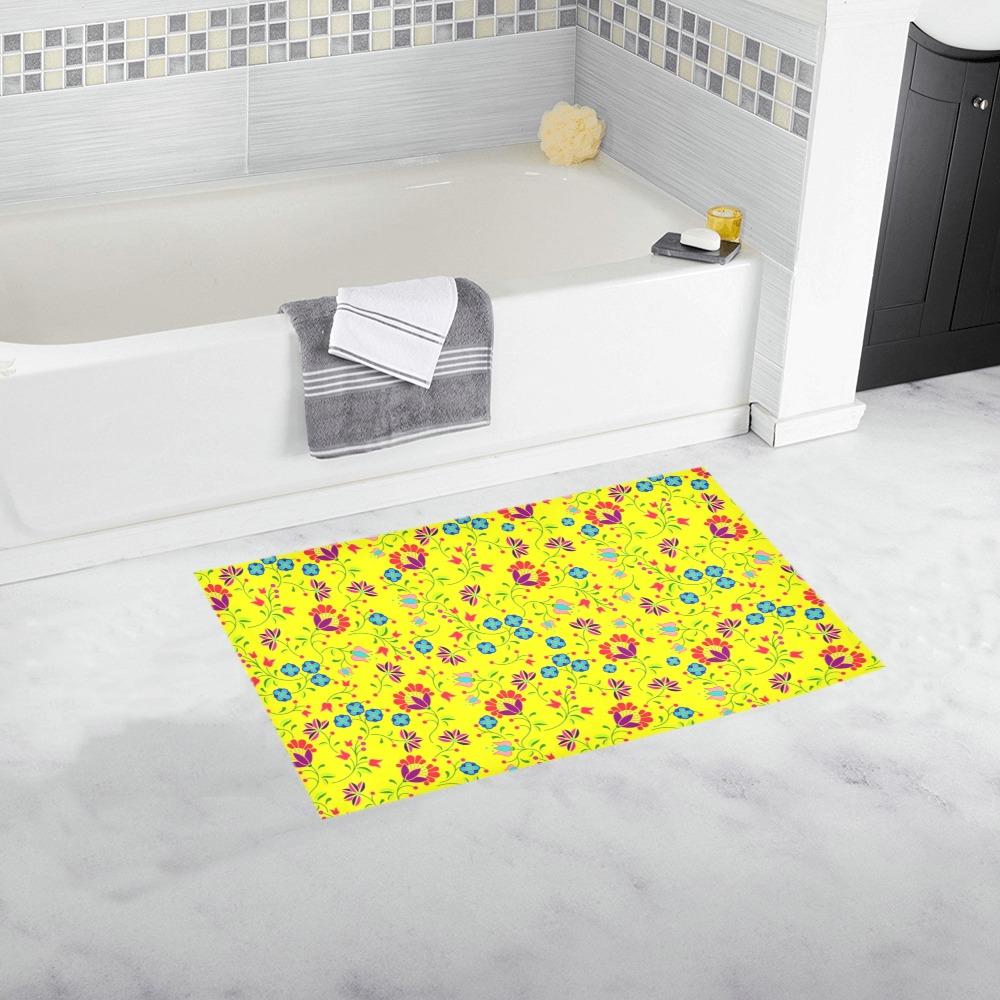 Fleur Indigine Mais Bath Rug 16''x 28'' Bath Rug 16''x 28'' e-joyer