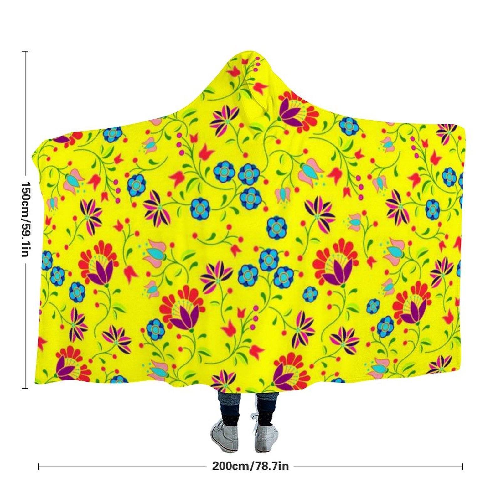 Fleur Indigine Mais Hooded Blanket blanket 49 Dzine