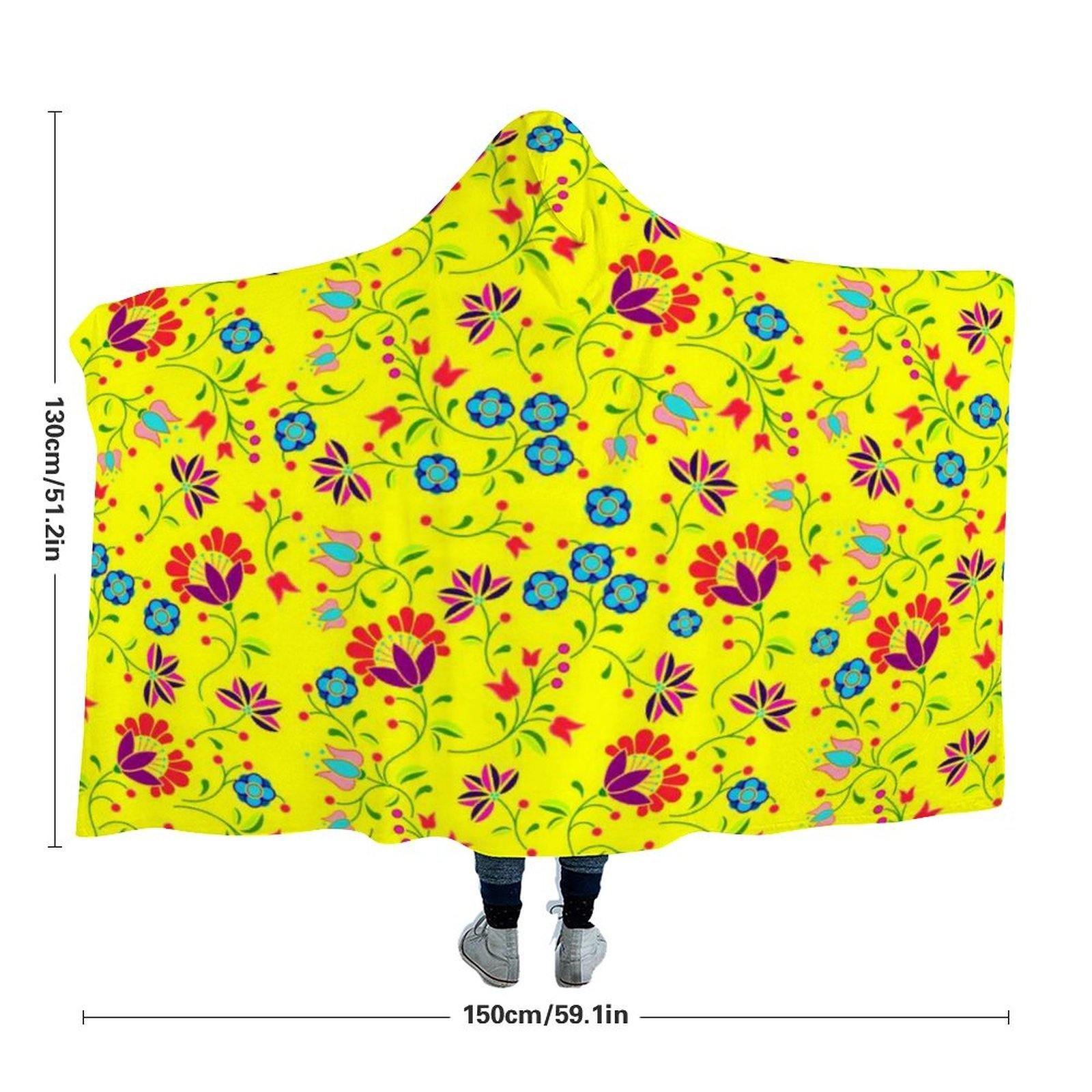 Fleur Indigine Mais Hooded Blanket blanket 49 Dzine