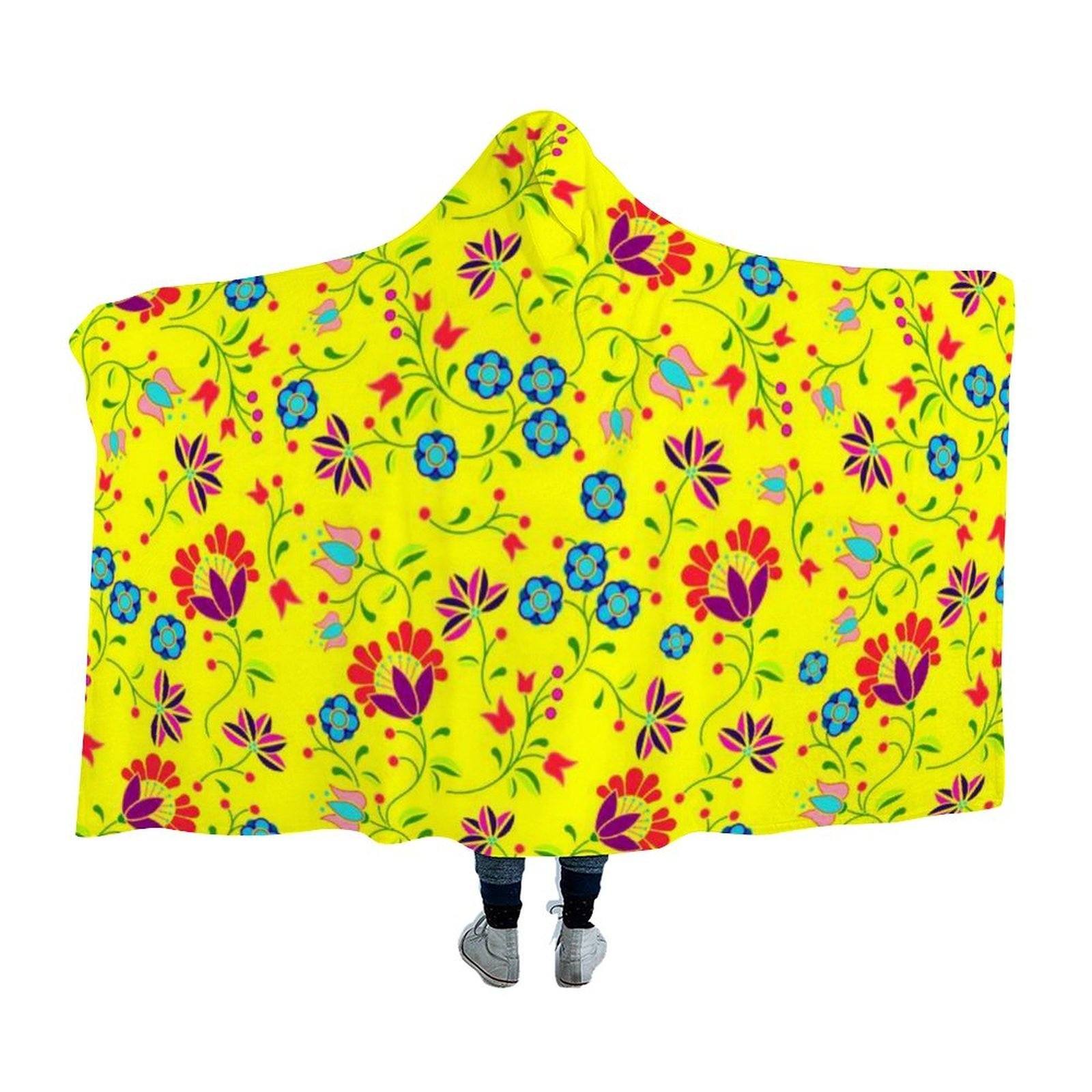 Fleur Indigine Mais Hooded Blanket blanket 49 Dzine