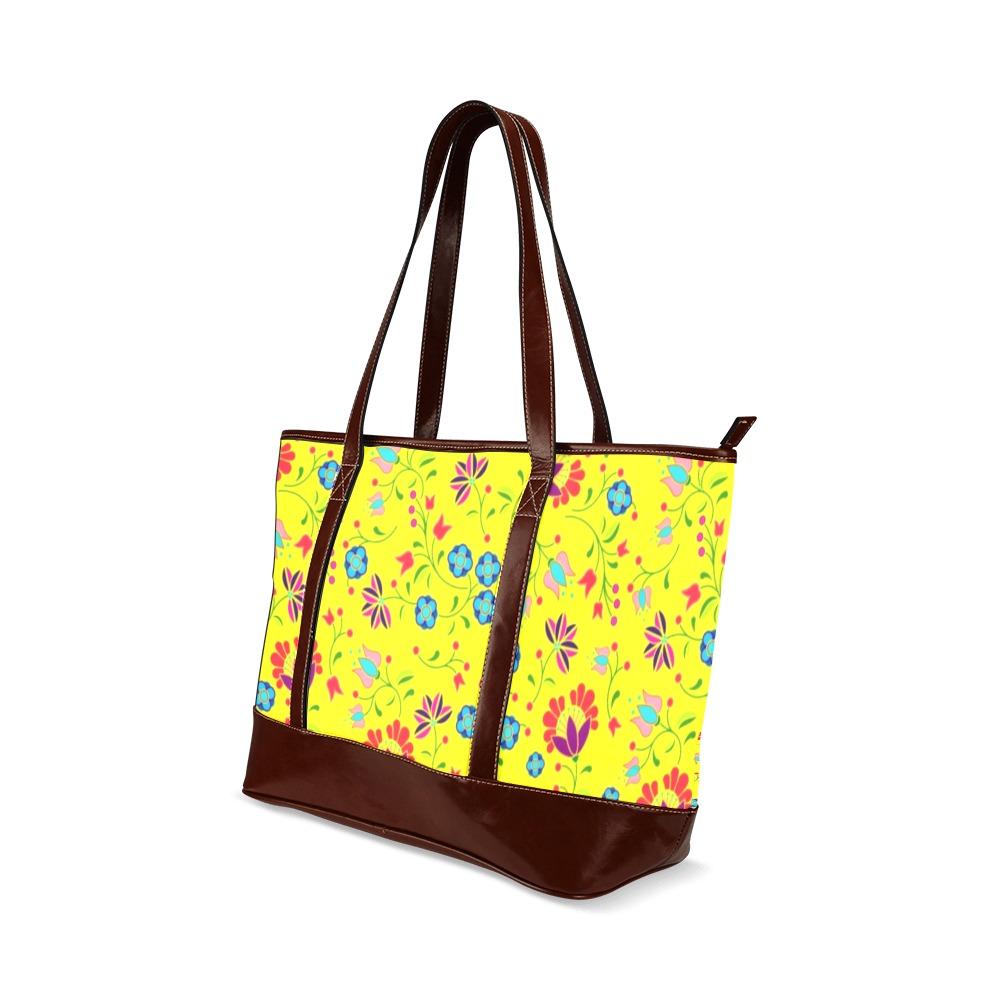 Fleur Indigine Mais Tote Handbag (Model 1642) Tote Handbags (1642) e-joyer