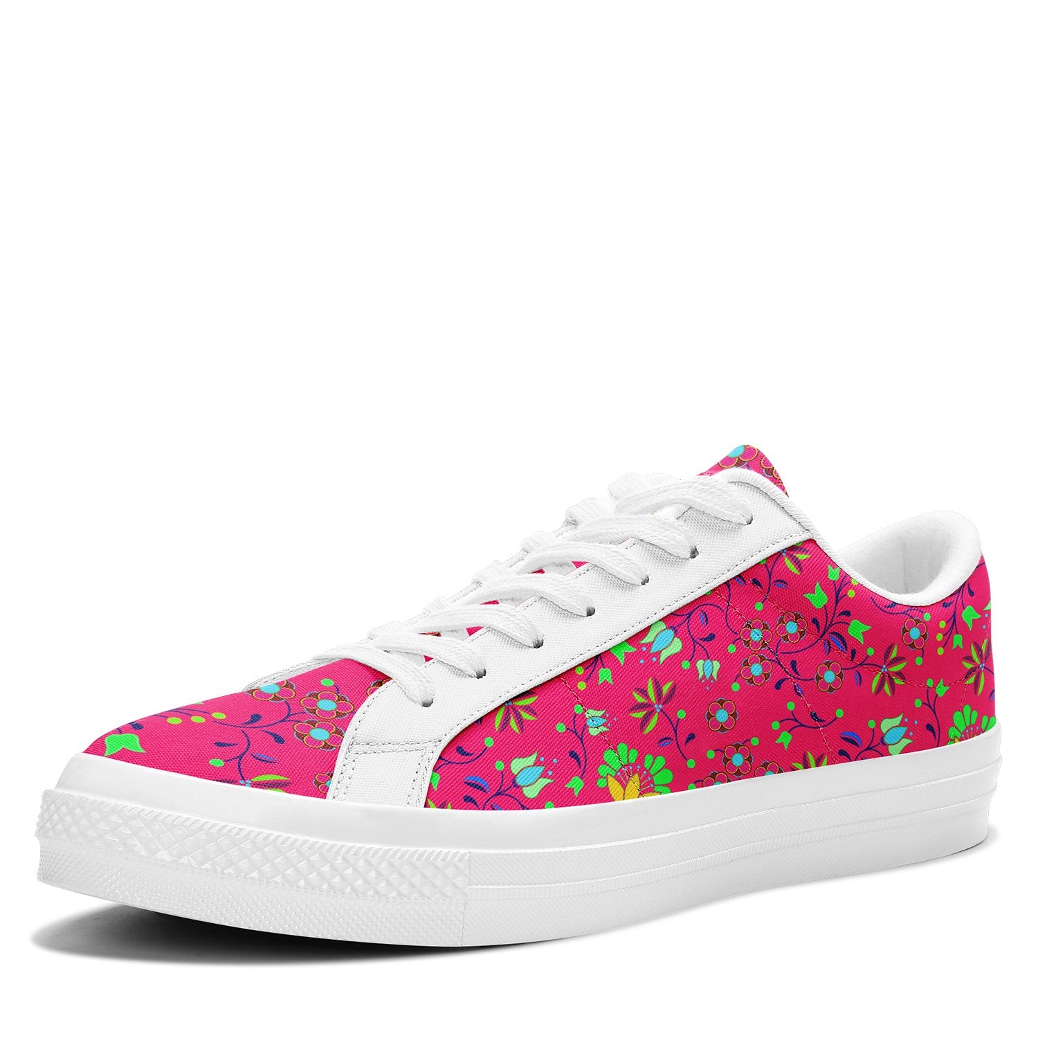 Fleur Indigine Rouge Aapisi Low Top Canvas Shoes White Sole aapisi Herman