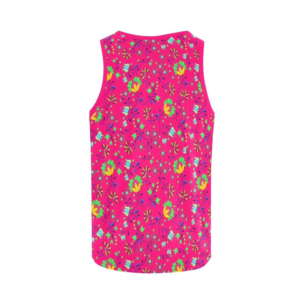 Fleur Indigine Rouge All Over Print Tank Top for Women (Model T43) All Over Print Tank Top for Women (T43) e-joyer