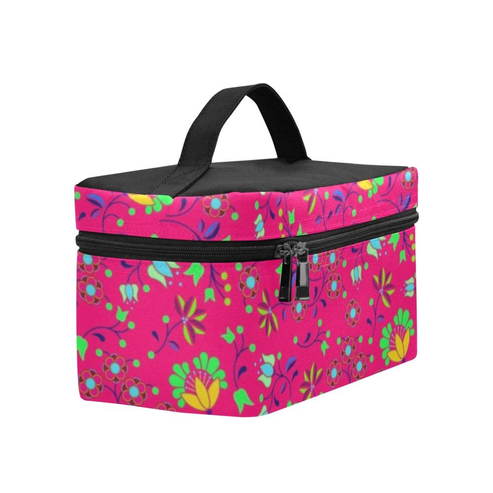Fleur Indigine Rouge Cosmetic Bag/Large (Model 1658) bag e-joyer